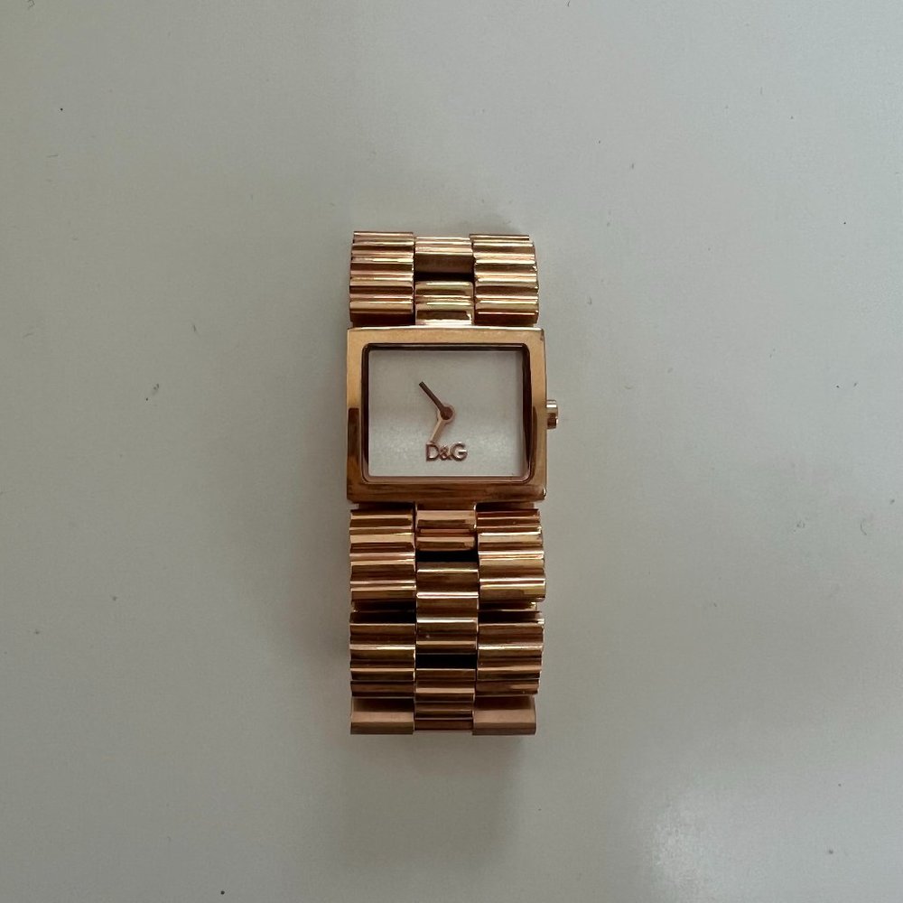 Dolce & Gabbana time gold watch